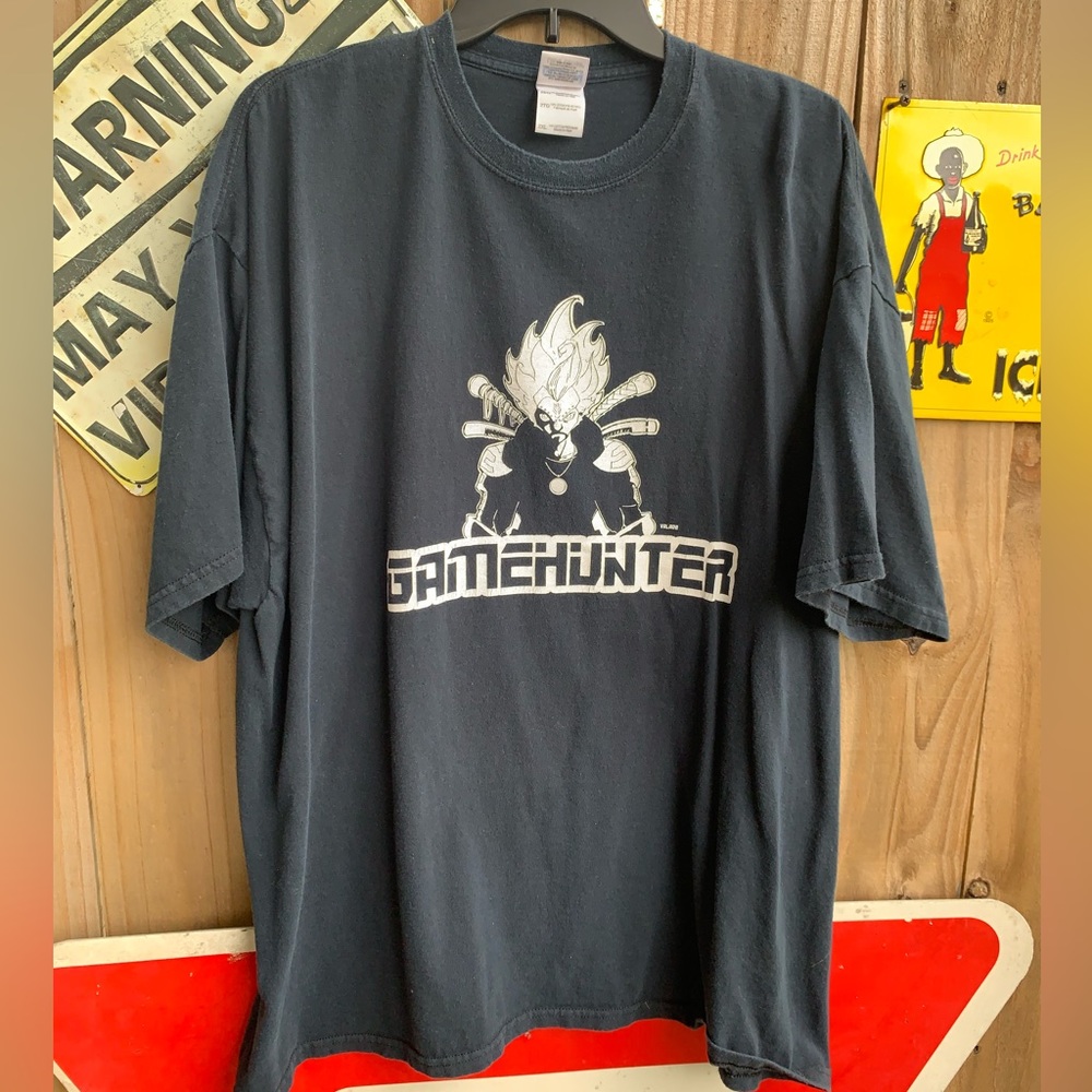 Vintage Y2K ValAde Gamehunter T-shirt Size XXL